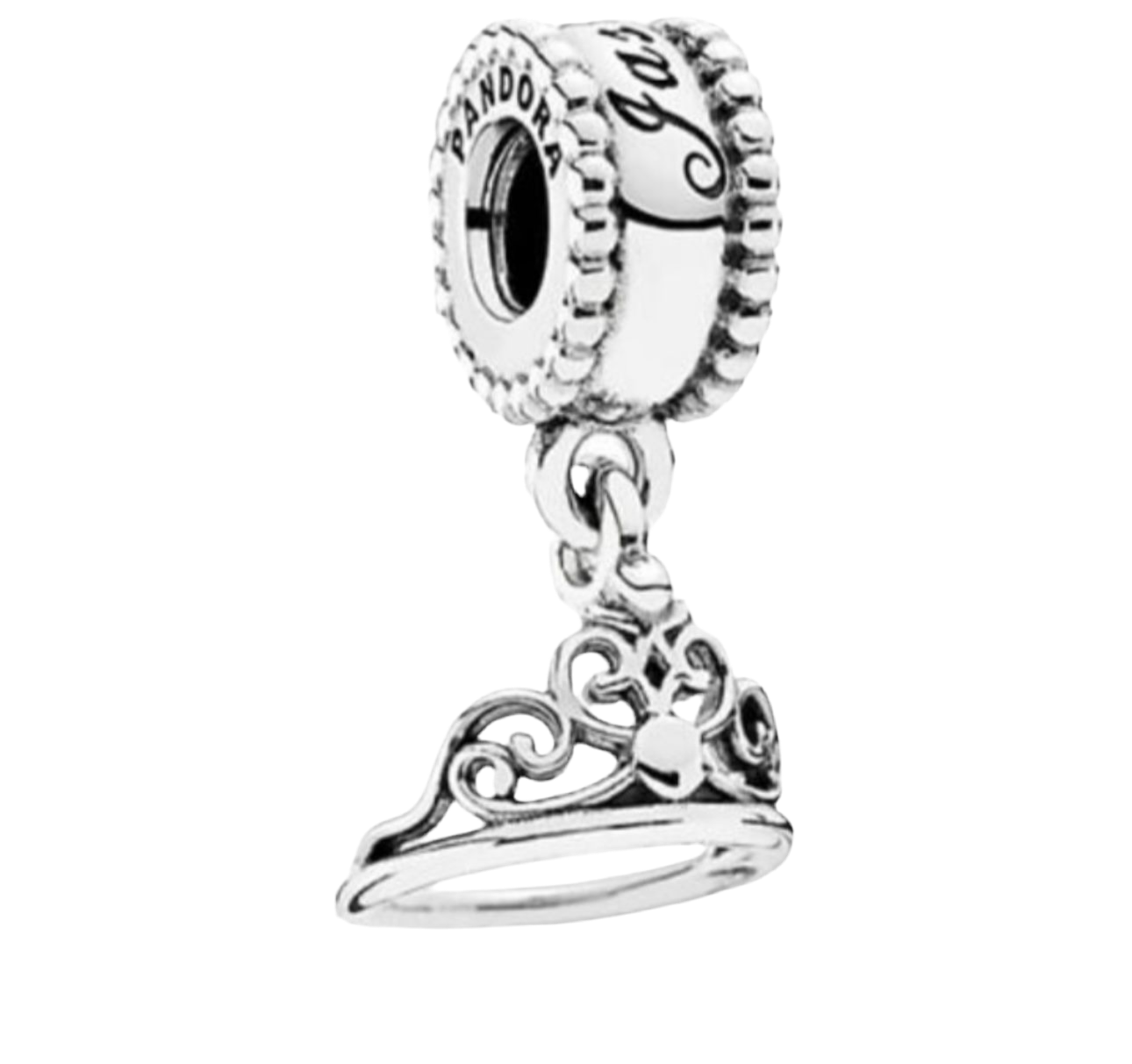Silver Crown Charm