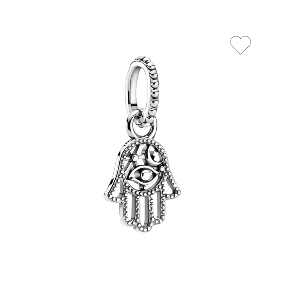 Silver Eye Charm