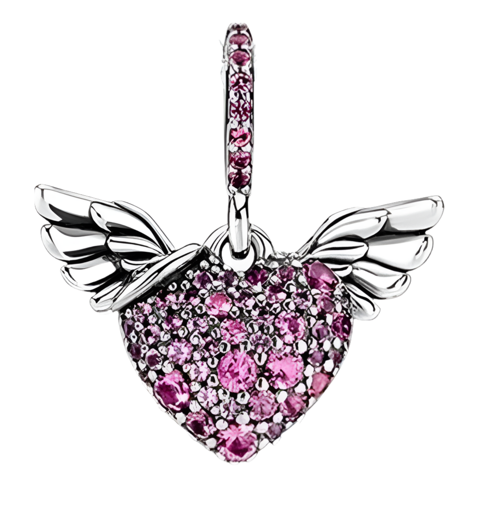 Angel Heart Charm