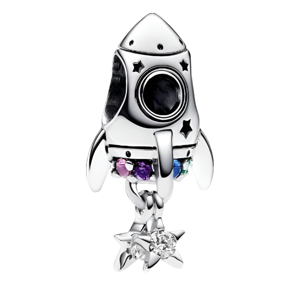 Space Rocket Charm