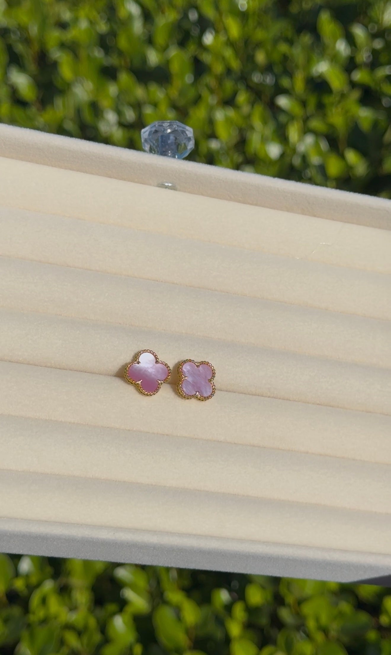 Clover Pink Earrings