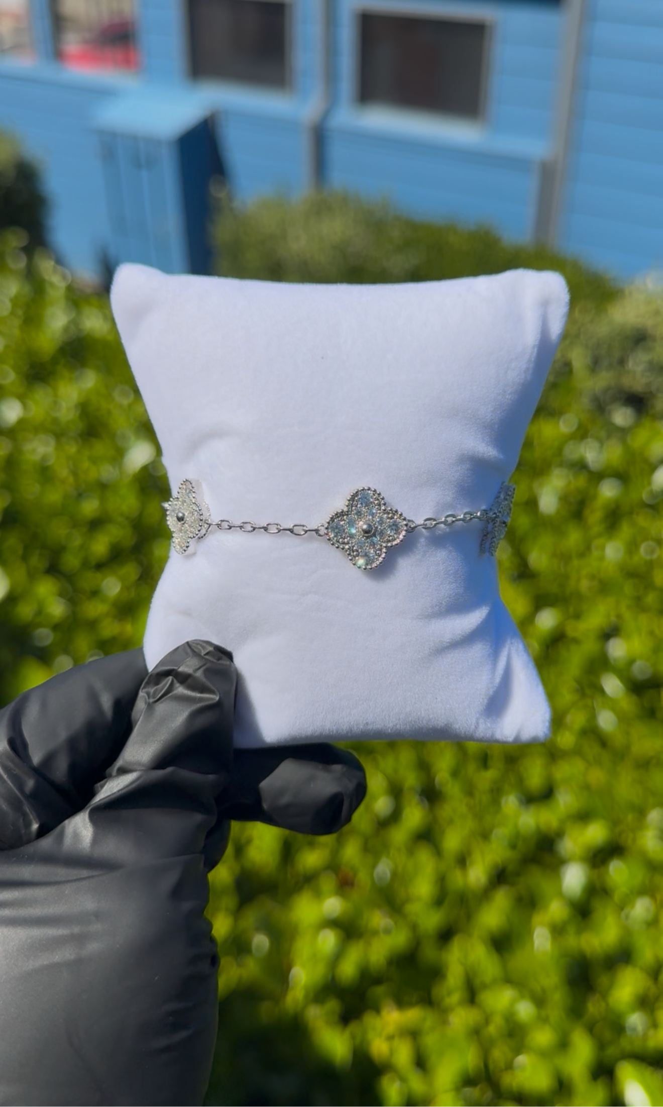 Clover Silver Bracelet