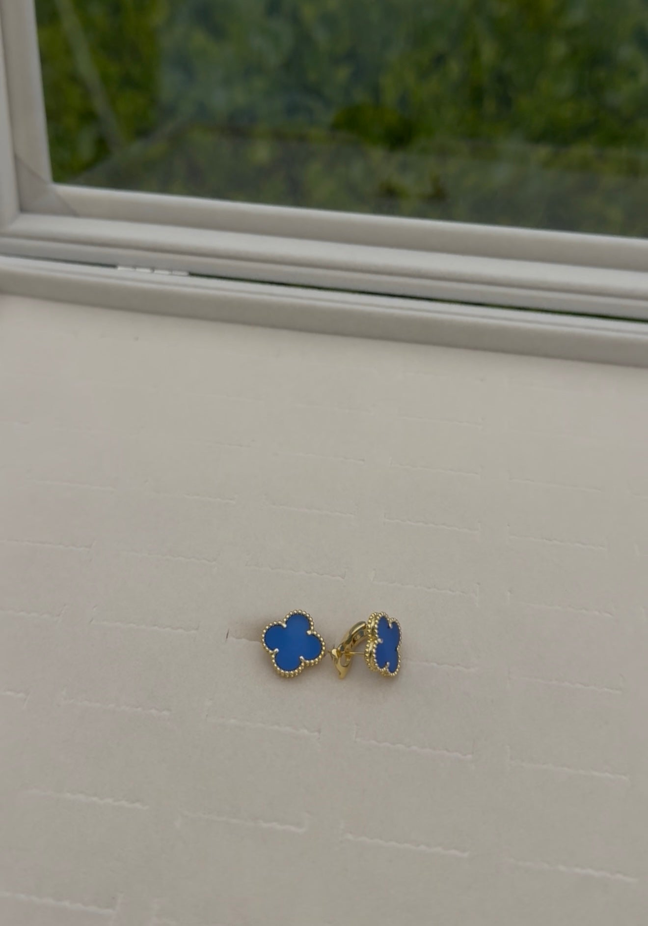 Clover Blue Earrings