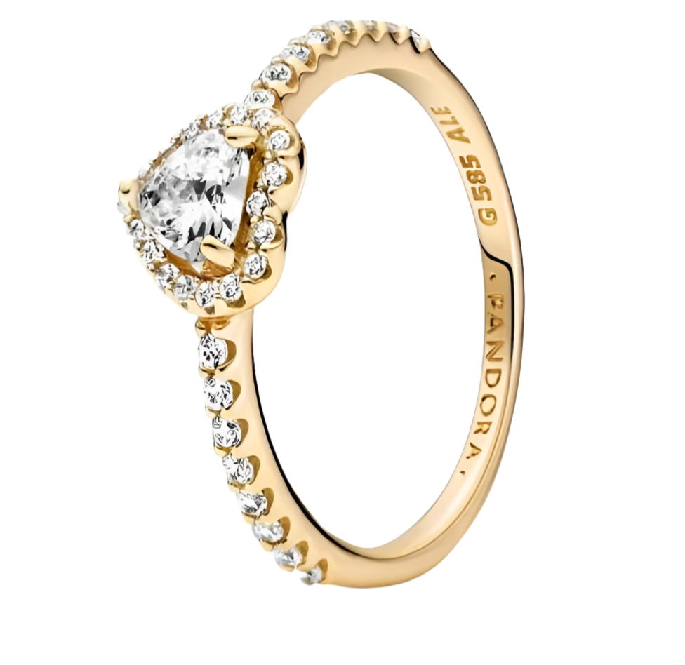 Gold Heart Ring