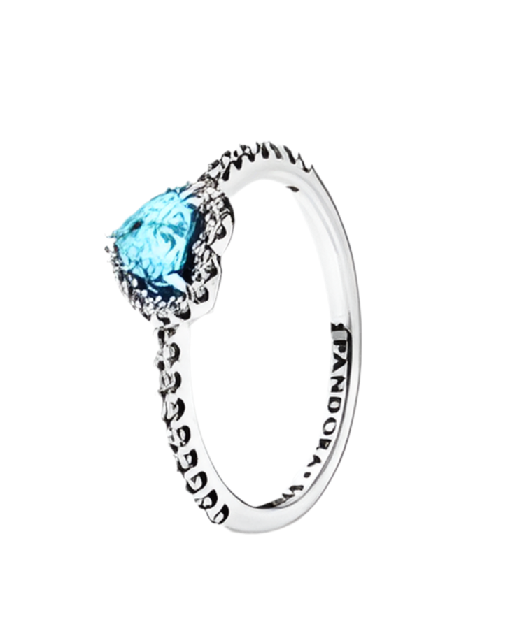 Baby Blue Heart Ring