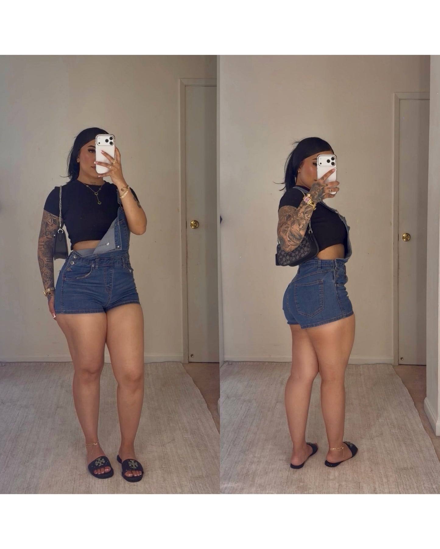 Off Duty Denim Overalls - Good stretch