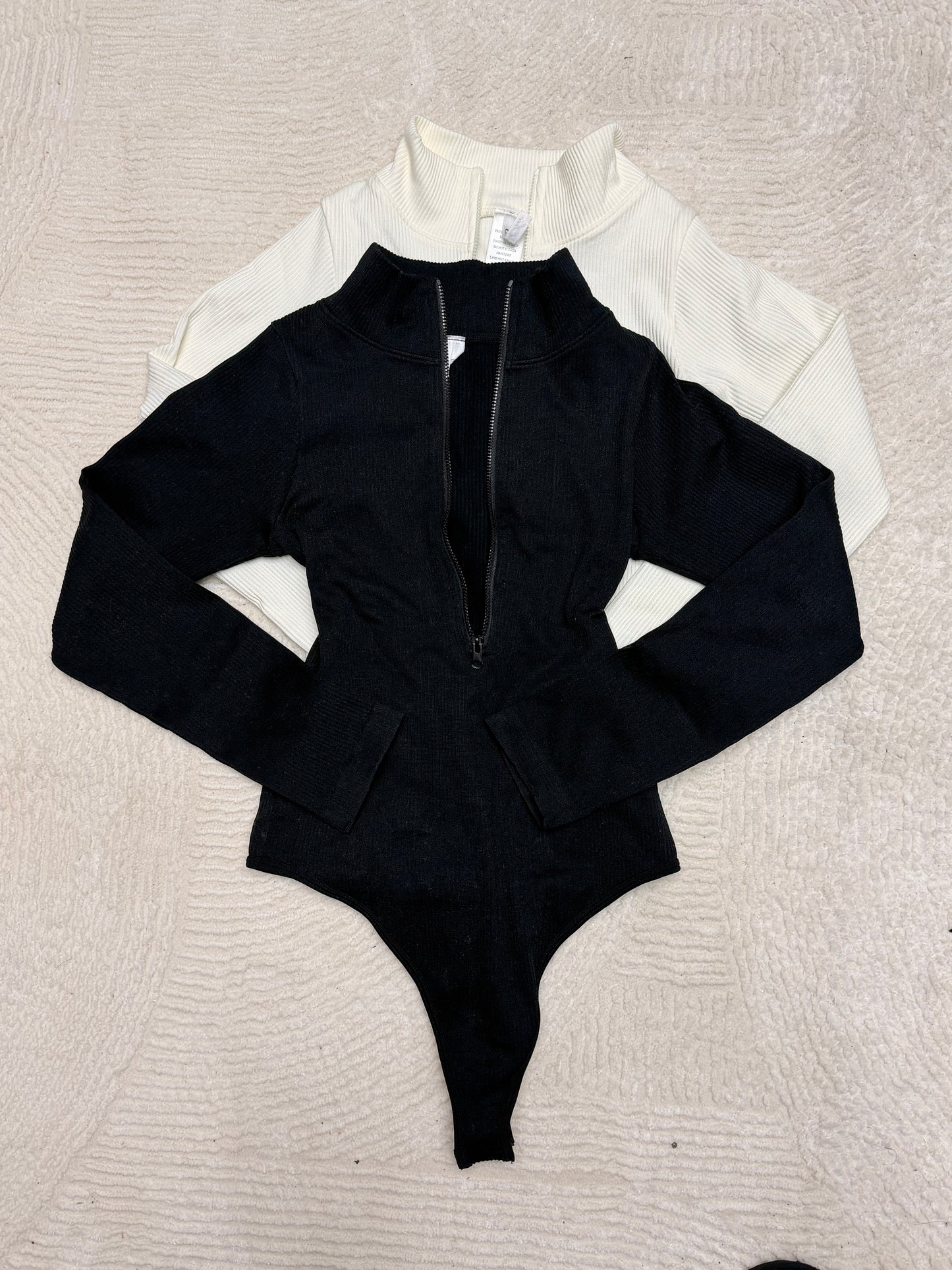 Essential top with zipper - Double Layer