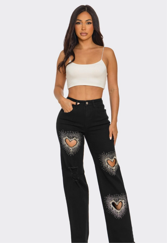 Perfect 3 Hearts Jeans
