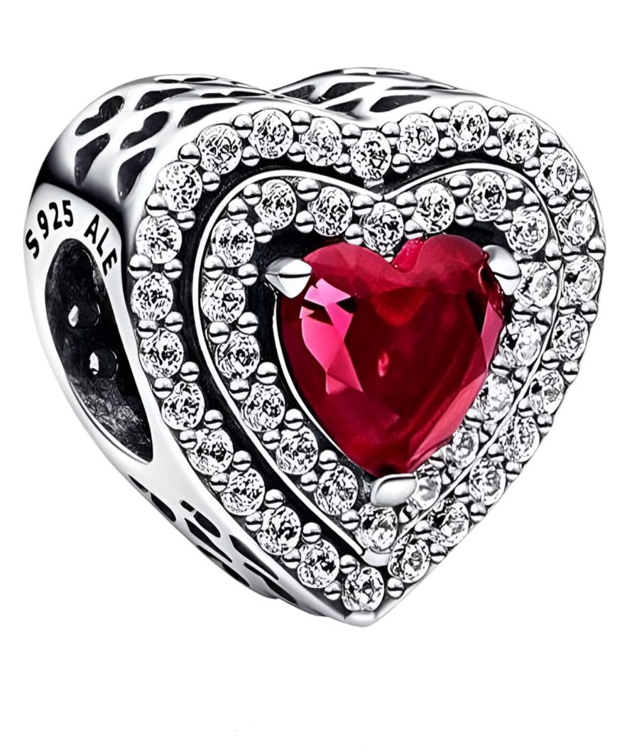Red Heart Charm