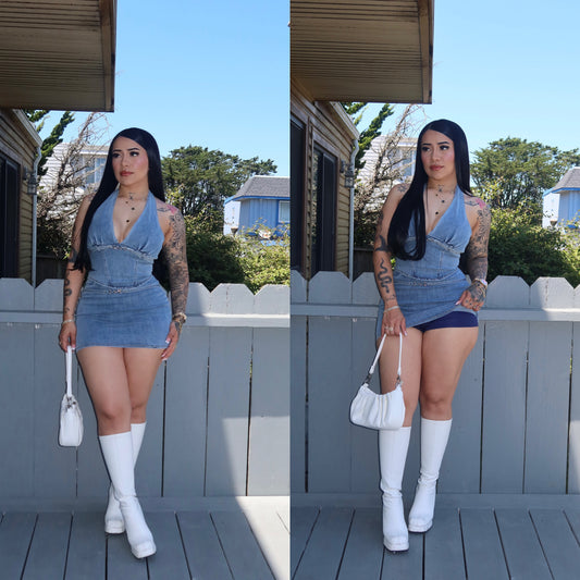Soft Denim Doll Set - Good stretch