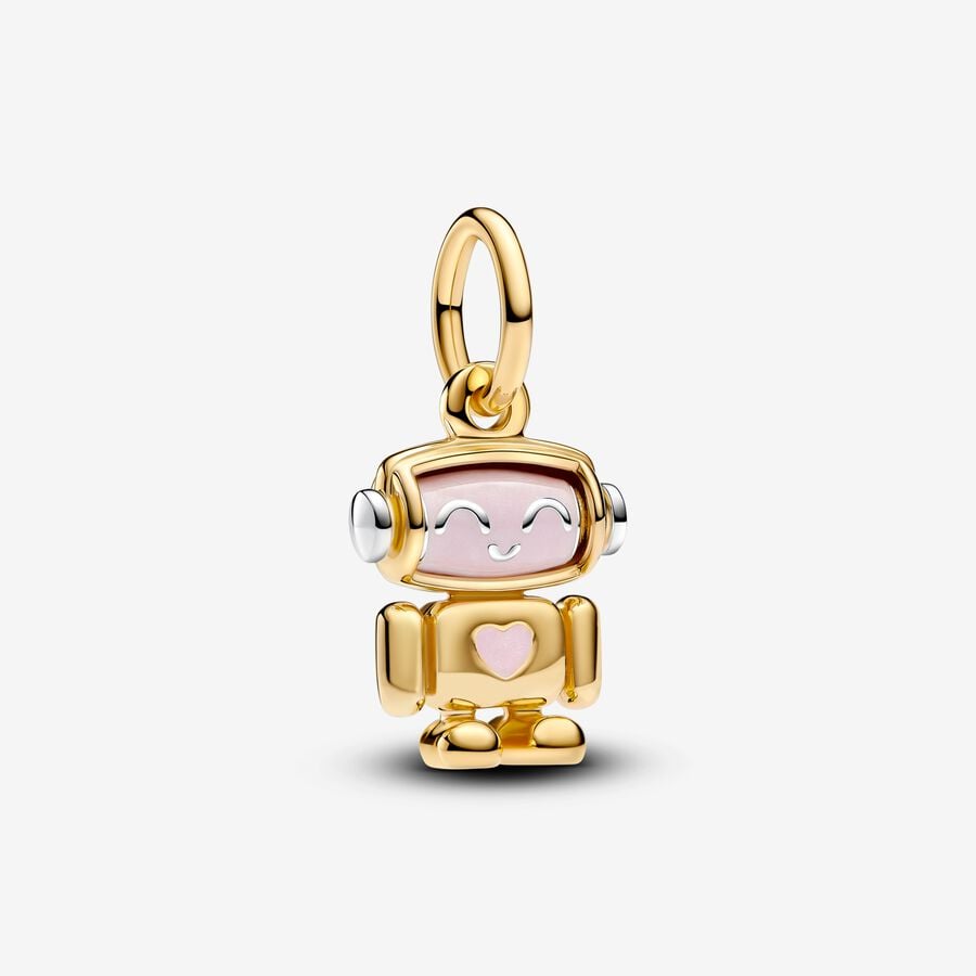 Face Robot Dangle Charm