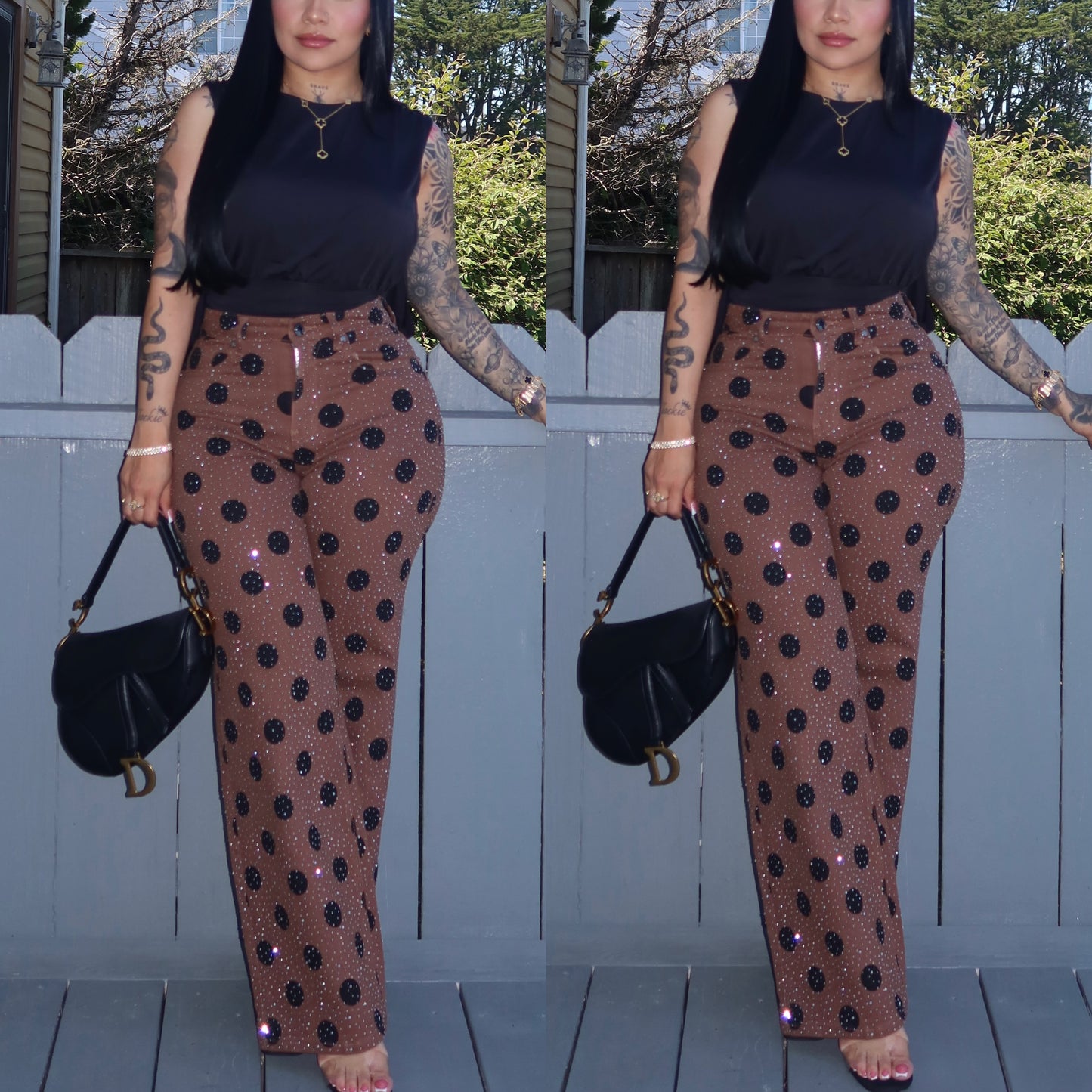 Mocha Glam Pants - Good stretch