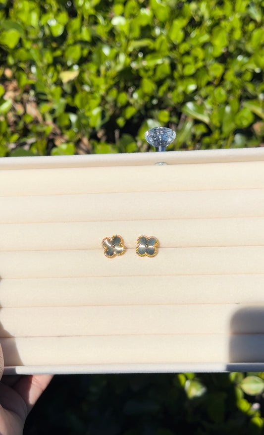 Clover Gold Earrings