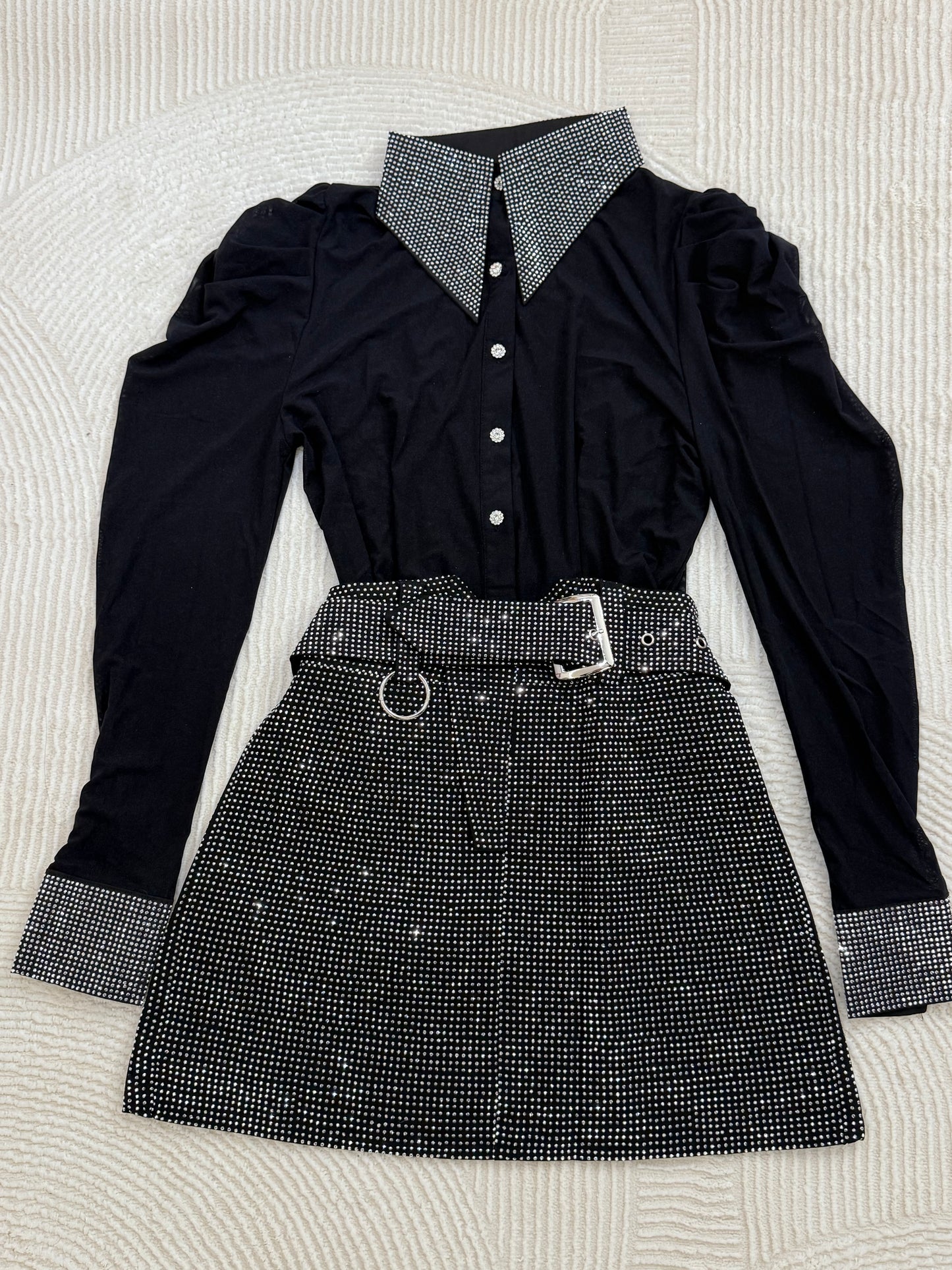 Let’s Go Out Shiny Skirt