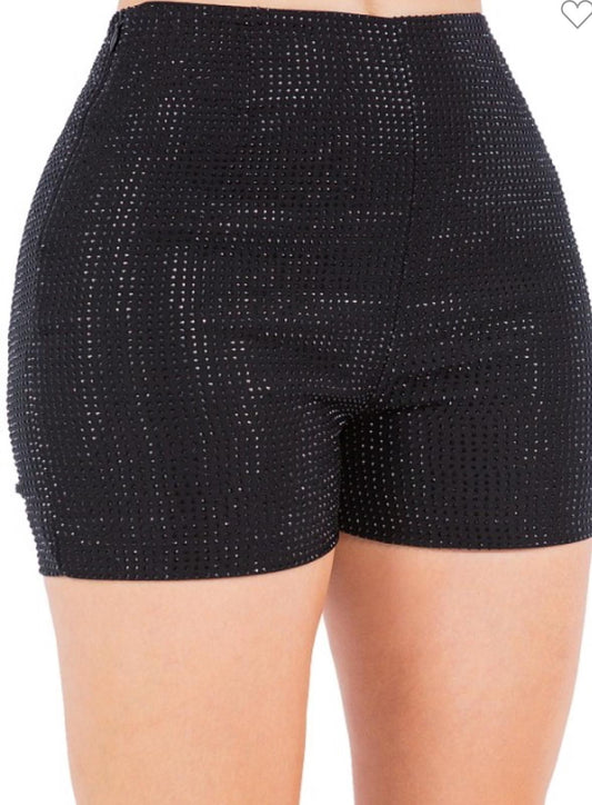Trendy Rhinestone Short