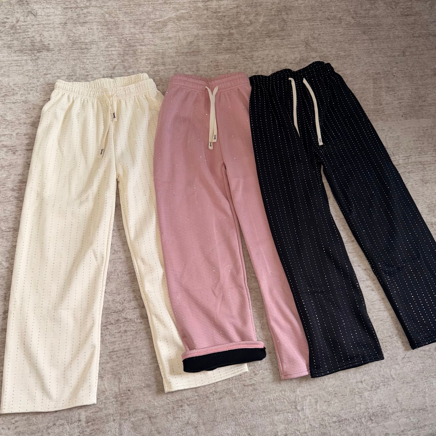 Rhinestone Termal Pants