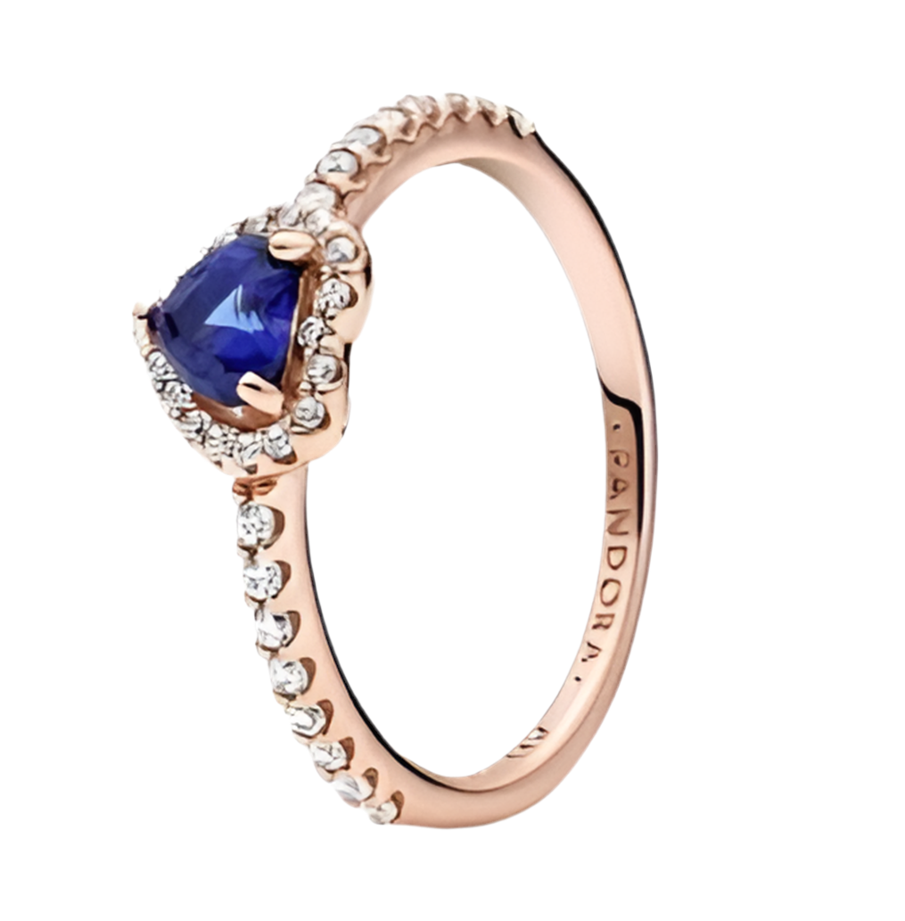 Blue Heart Ring