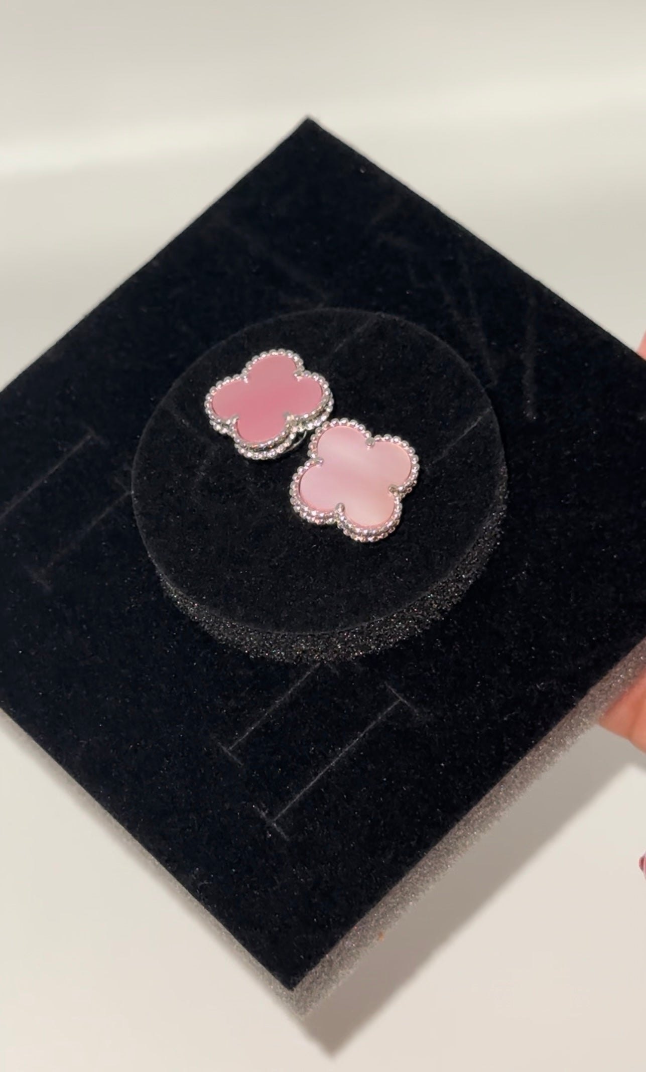 Clover Earrings - Pink