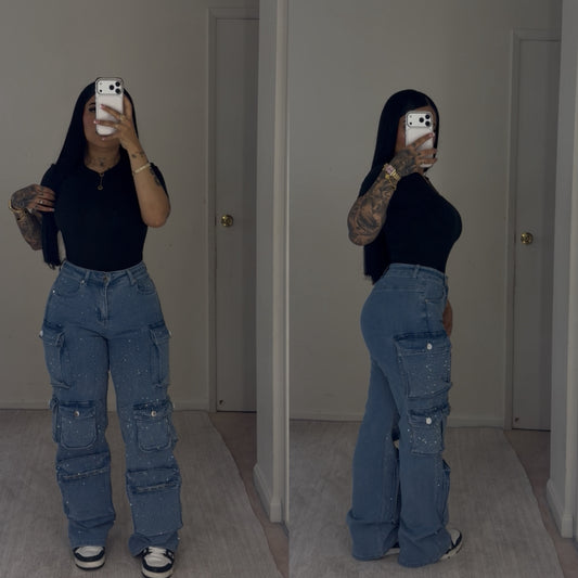 Baddie Bling Jeans - Good Stretch