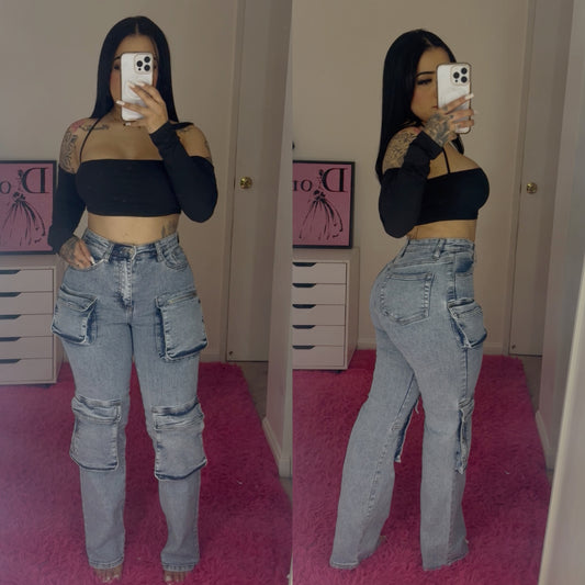 Kylie Cargo Jean