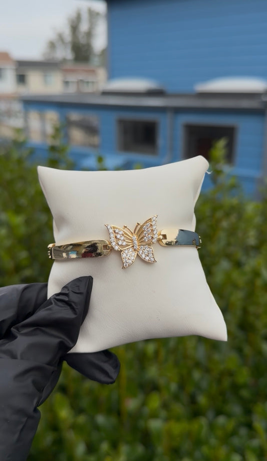 Sparkly butterfly bracelet