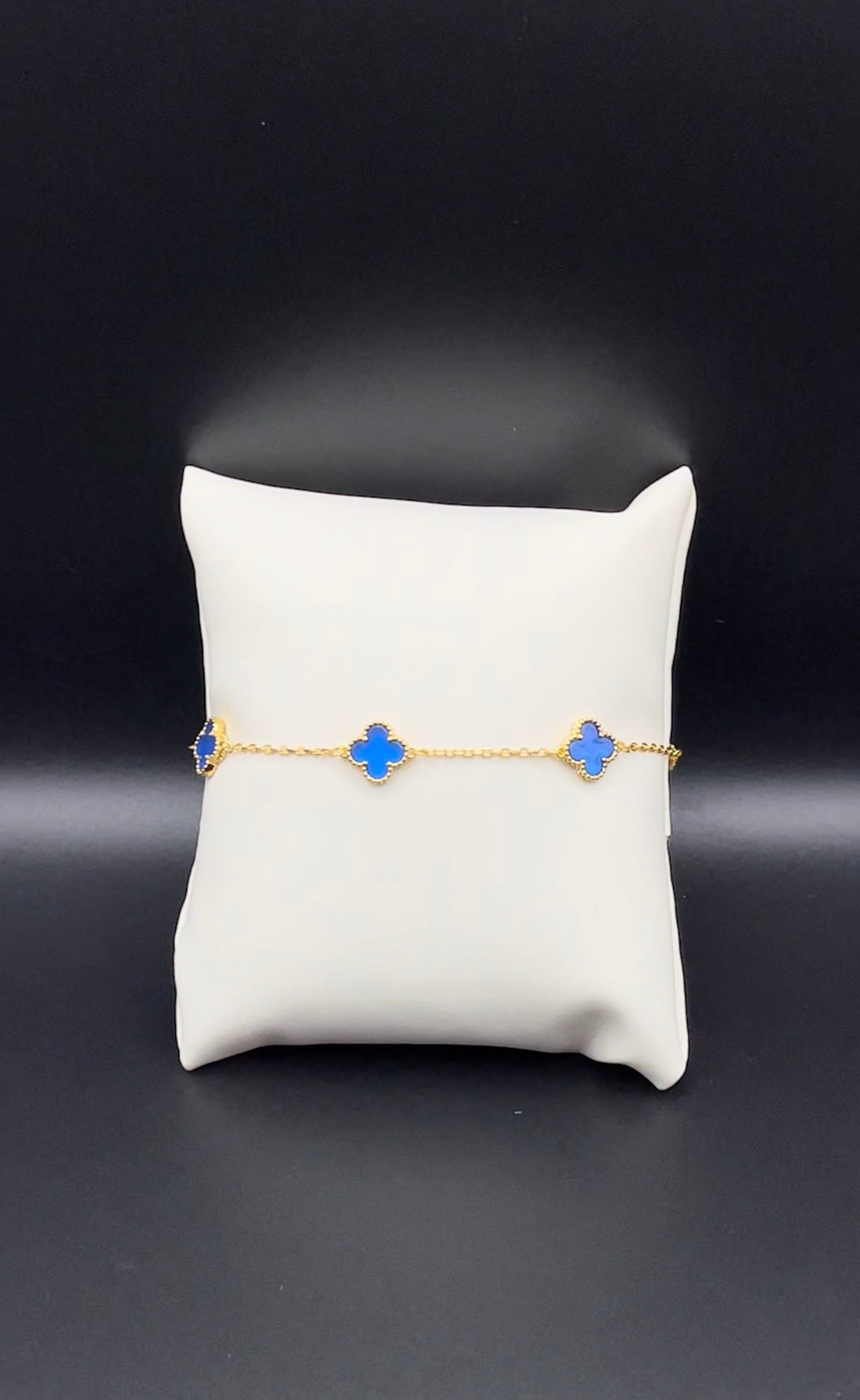 Clover mini Bracelet - Blue