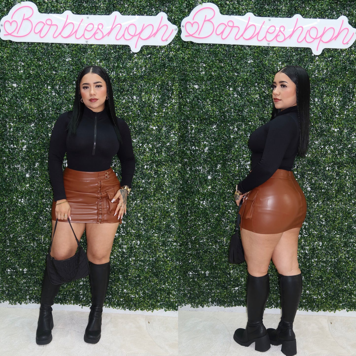 Aurora Lether Skort (Falda Short)