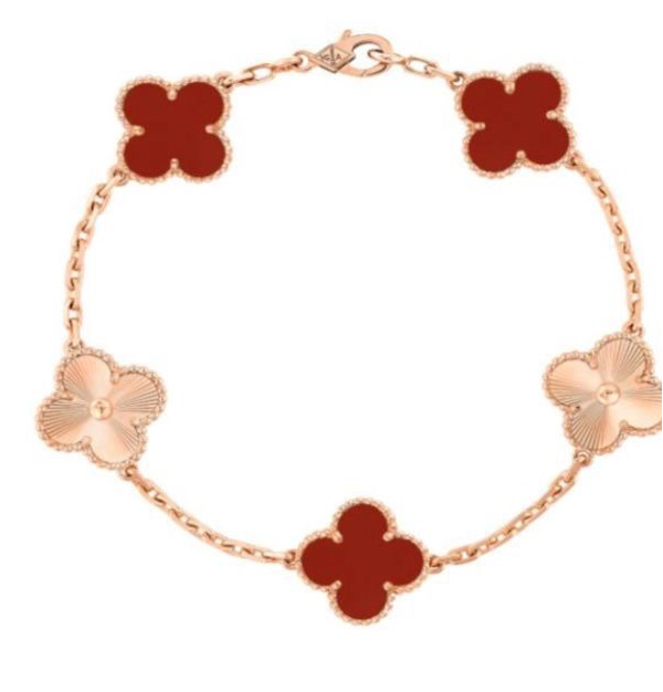 Clover Bracelet- Red