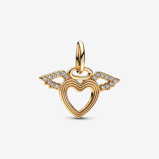 Heart with wings Charm