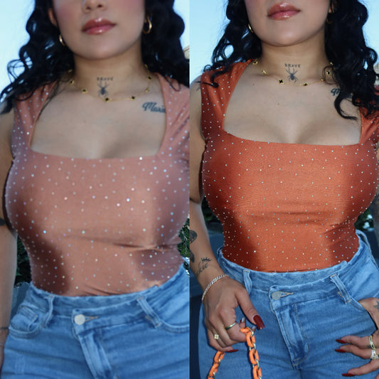 Rhinestone Bodysuit
