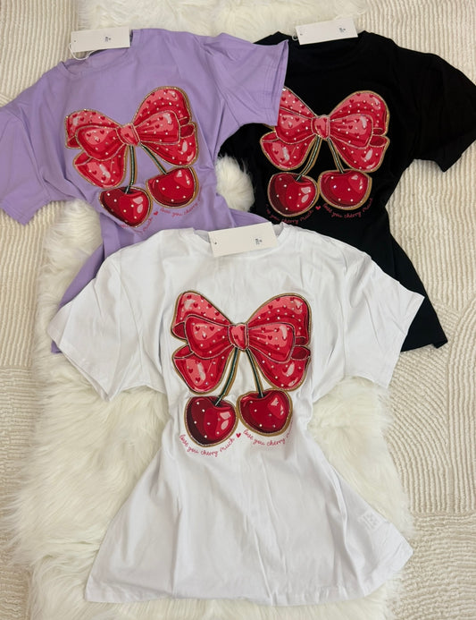 Bow and Cherry T-shirt