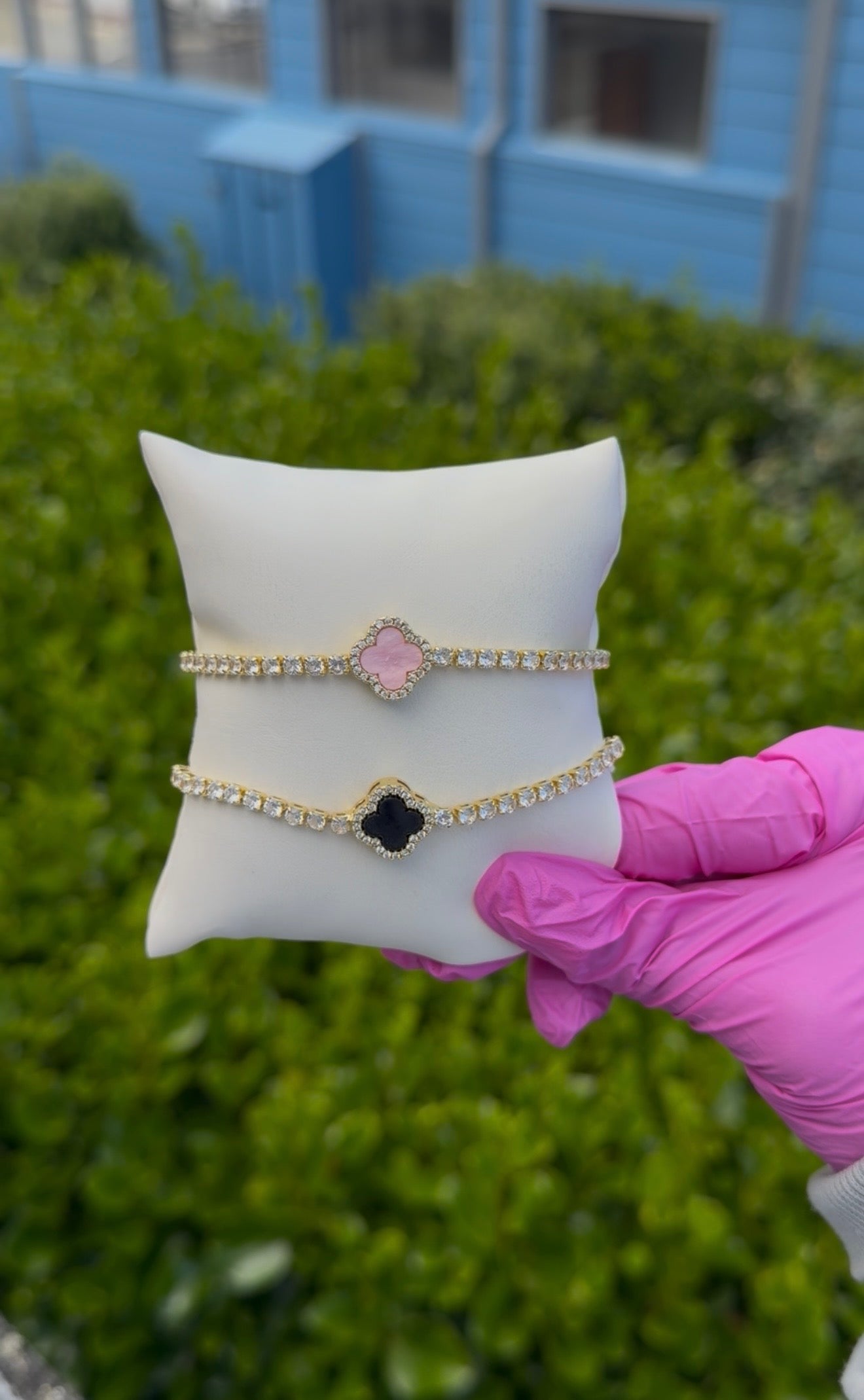 Diamond Clover Bracelet