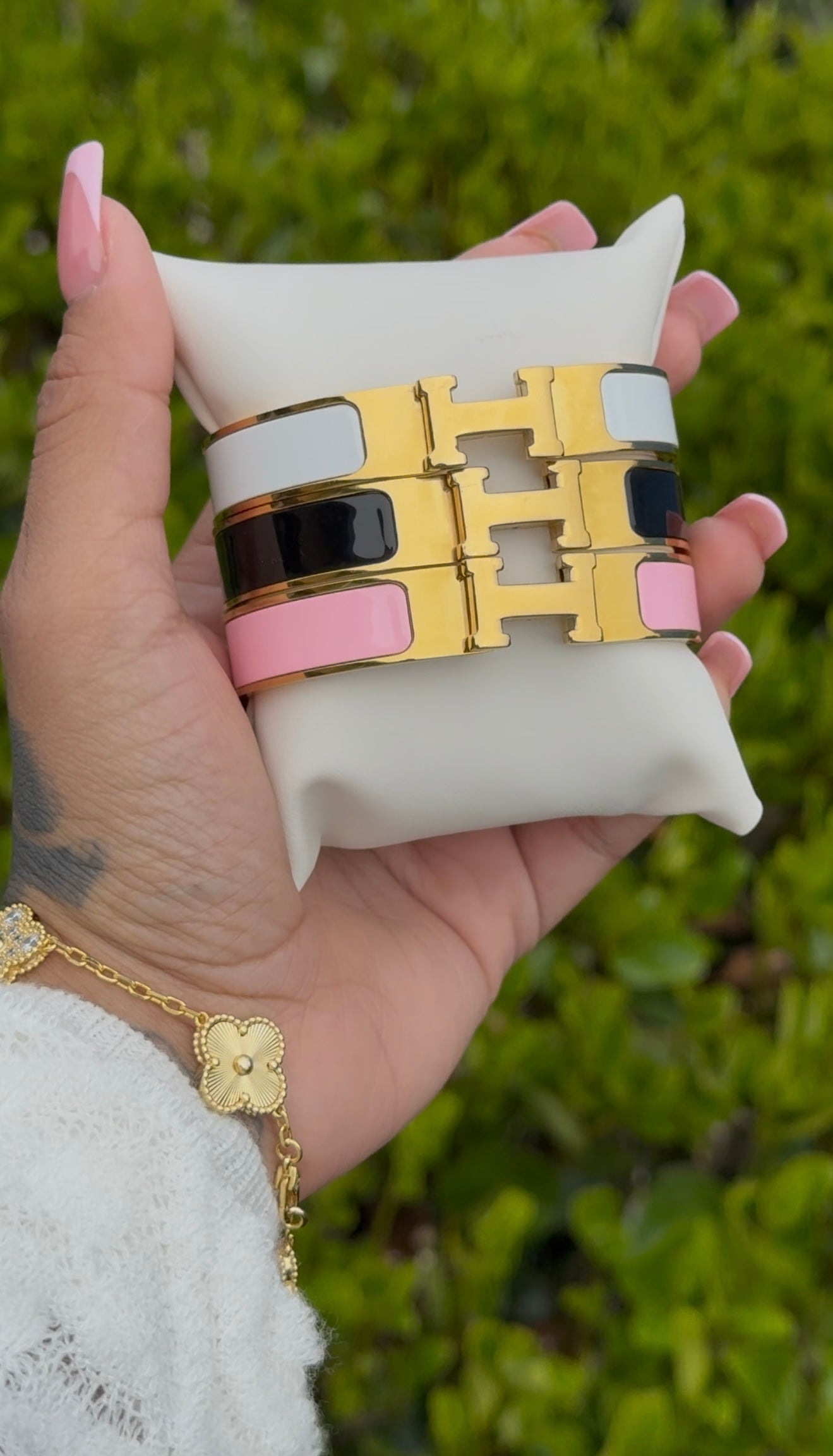 H Thick Bracelet